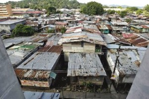 Barrio pobre em Panamá