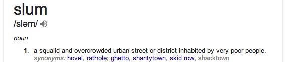 "Slum" per Google