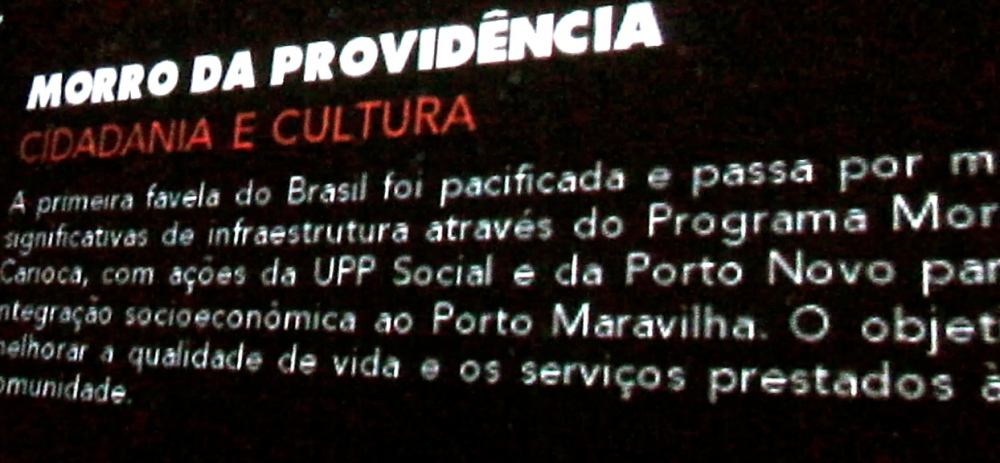 Providência - pôster do Porto Maravilha