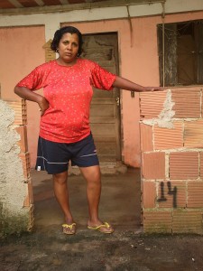 Vilma Cristina Ribeiro, moradora do Vidigal, ameaçada com remoção