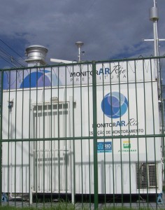 Estação de Monitoramento de Ar de Bangu, na Rua Mongólia