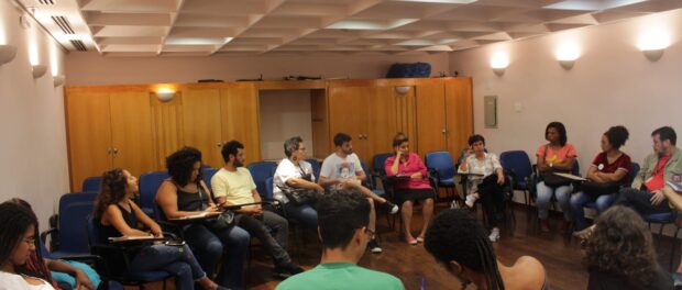 Participantes da 6ª Roda de Conversa Faveladxs e Universitarixs