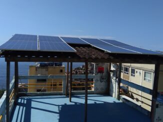 Sistema fotovoltaico instalado no Ser Alzira. Foto: Sergio Satierf