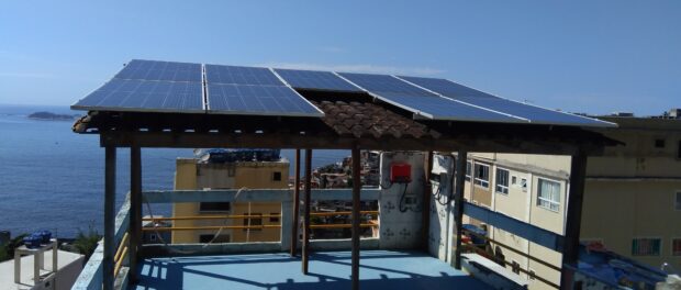 Sistema fotovoltaico instalado no Ser Alzira. Foto: Sergio Satierf