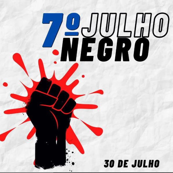 Logo VII Julho Negro, que aconteceu no dia 30 de julho, na Casa Palafita, espaço na favela do Salsa e Merengue, na Maré. Divulgação