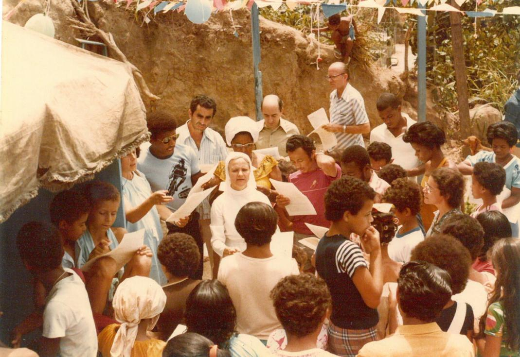 Arquivo Núcleo de Memórias do Vidigal. Evento da Pastoral das Favelas no Vidigal.
