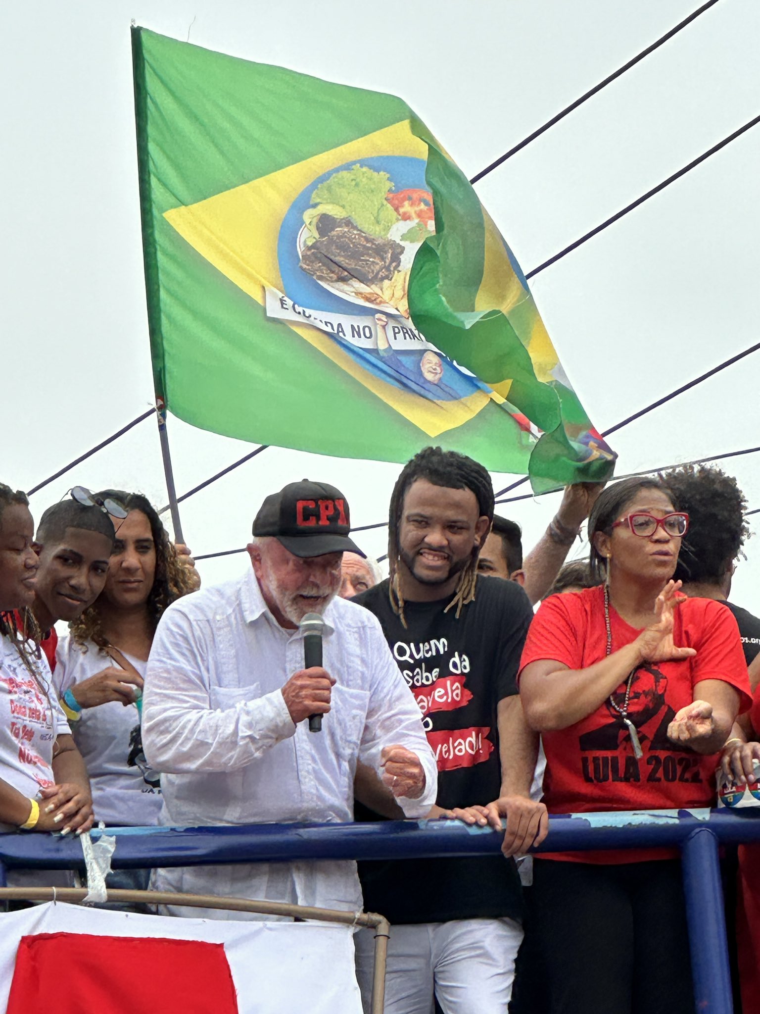 Rene Silva com Lula. Foto: René Silva no Twitter