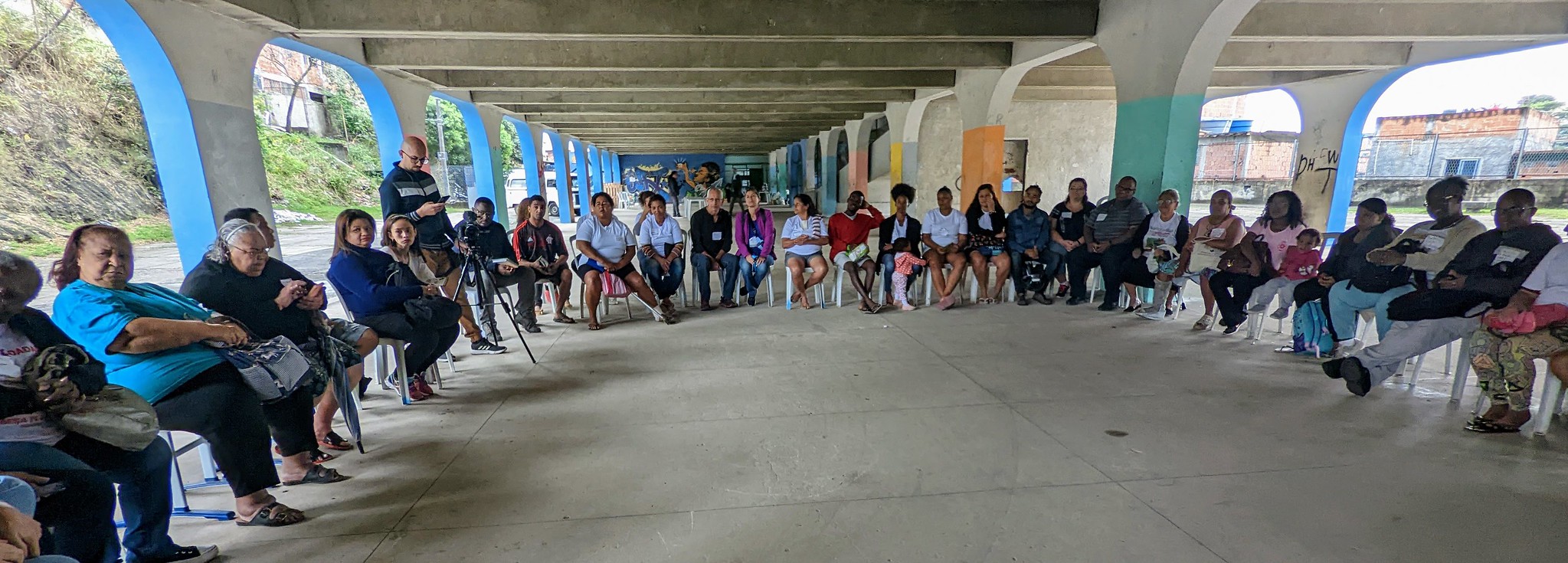 Roda de apresentação das lideranças da Rede Favela Sustentável