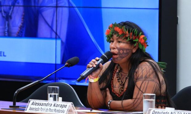 Líder indígena Alessandra Korap Munduruku Foto: Cleia Viana/Câmara dos Deputados