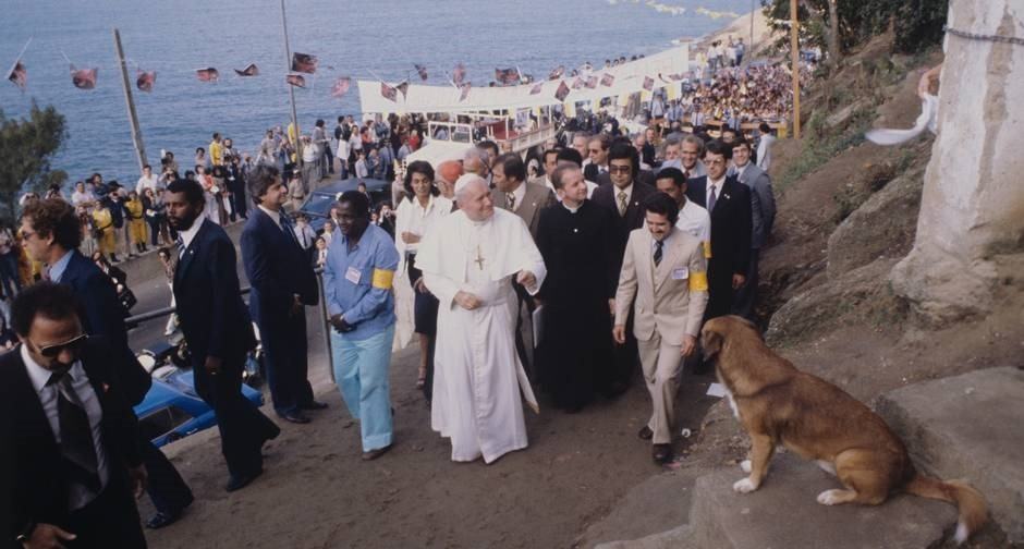 Papa João Paulo II no Vidigal, em 1980