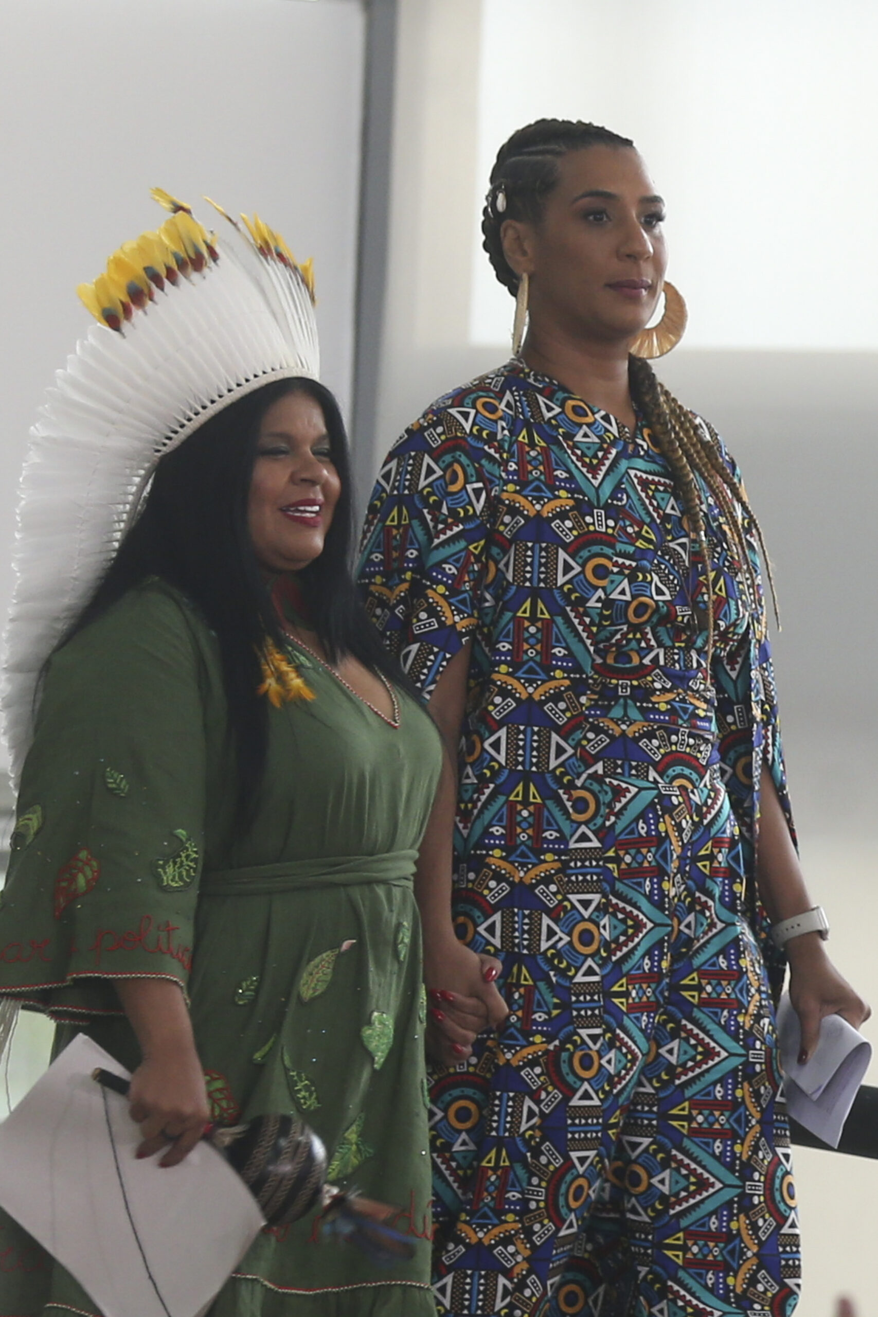Posse das ministras dos Povos Indígenas, Sonia Guajajara, e da Igualdade Racial, Anielle Franco. Foto: Valter Campanema/Agência Brasil