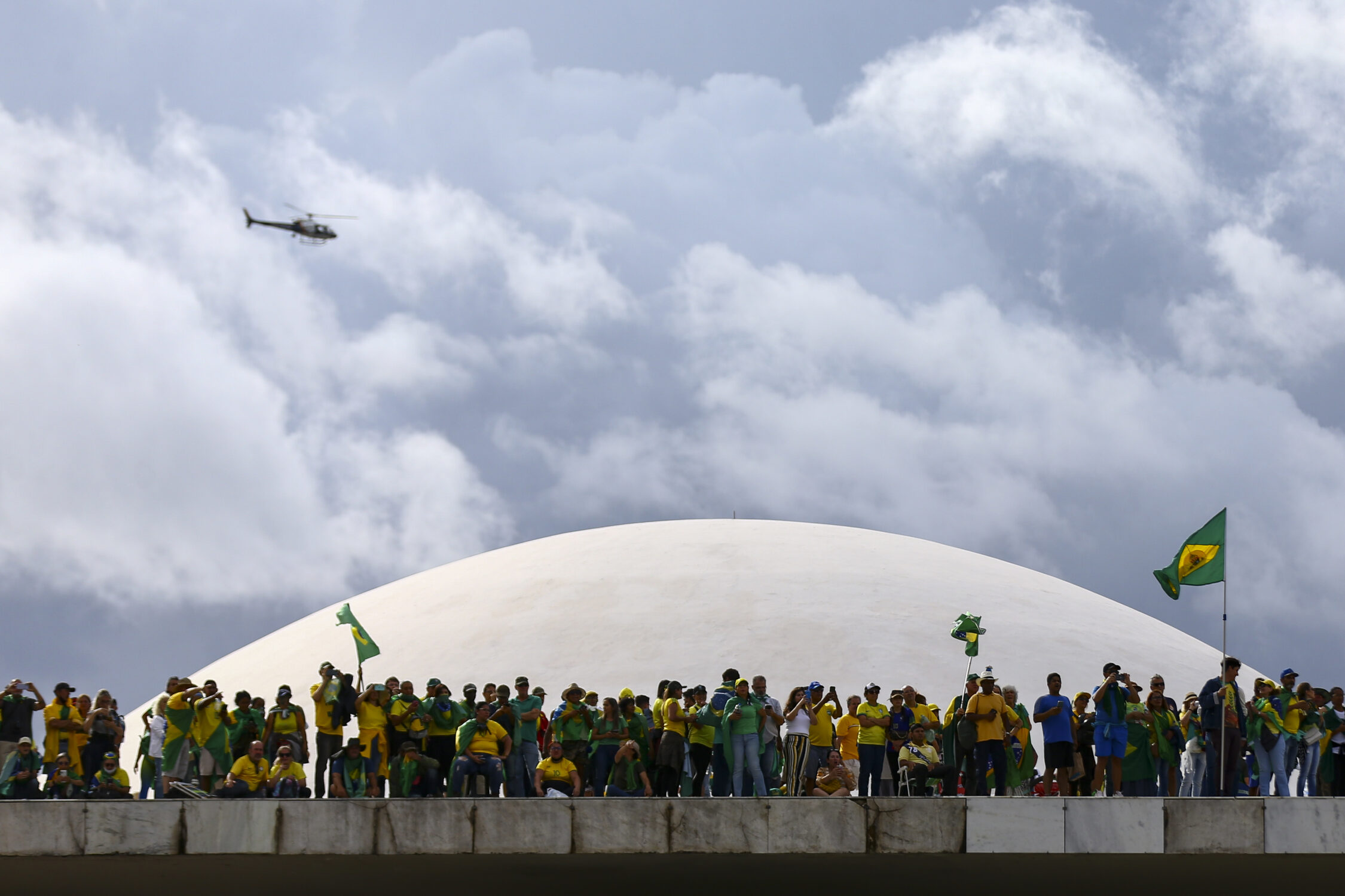 Golpistas invadem Congresso, STF e Palácio do Planalto no dia 8 de janeiro de 2023. Foto: Marcelo Camargo/Agência Brasil
