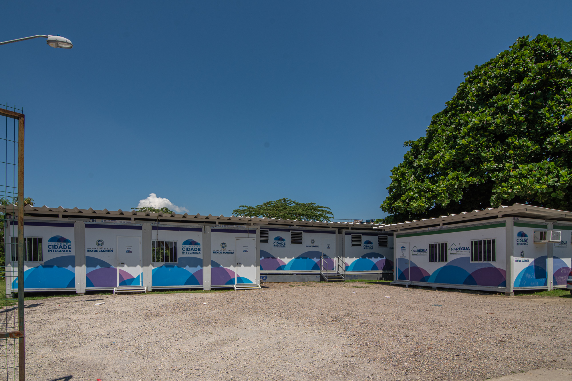 Base do Projeto Cidade Integrada entre o Jacarezinho e Manguinhos. Foto: Bárbara Dias