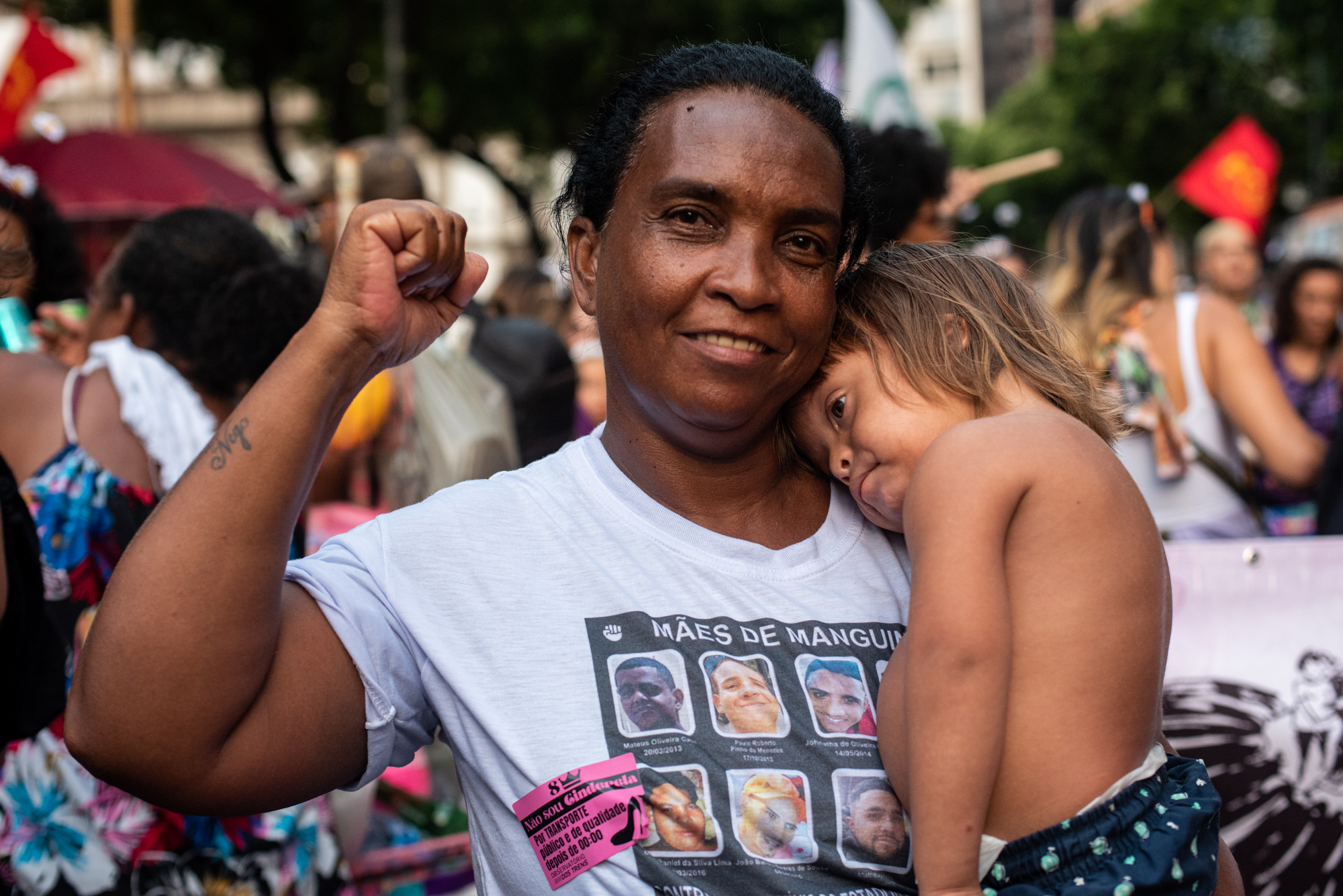 Fátima Pinho do movimento Mães de Manguinhos. Foto: Bárbara Dias