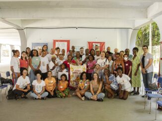 Participantes da 2ª Roda de Memória Climática, na Rocinha. Foto: RFS
