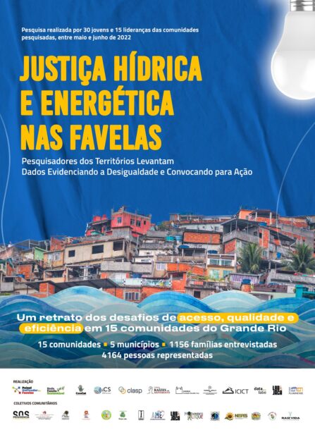 Relatório de Justiça Hídrica e Energética nas Favelas. Foto: RFS