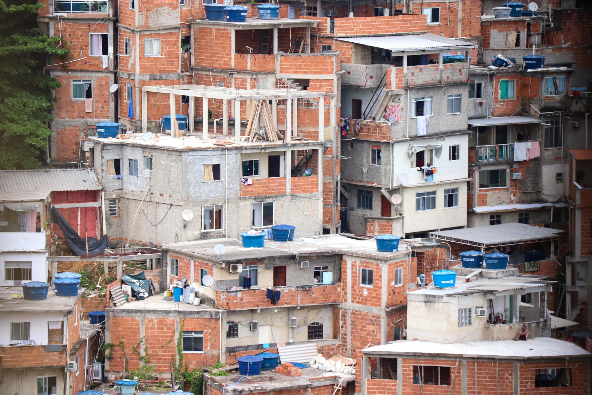 Vista para a Favela do Cantagalo. Foto: Alexandre Cerqueira
