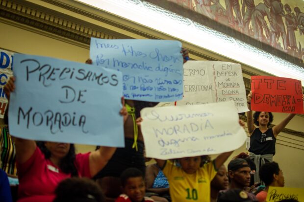 Público presente na Audiência Pública do Plano Diretor na Câmara dos Vereadores do Rio de Janeiro.