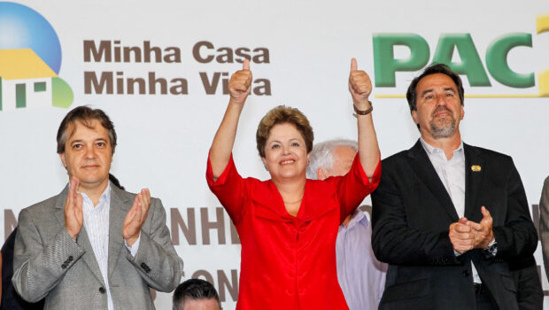 Presidente Dilma no lançamento da construção de unidades habitacionais do MCMV em São Paulo, março de 2013. Foto: Roberto Stuckert Filho/PR