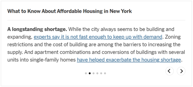 O que saber sobre habitação acessível em Nova York? Parte 2