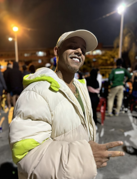 Dançarino de Passinho Pablinho Fantástico em Batalha de Passinho em Manguinhos, julho de 2024. Foto: Juliana Portella