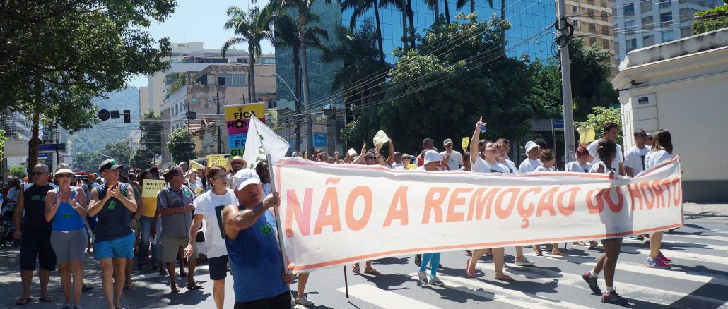 Após quarenta anos de luta, resistência e protestos por seu direito à moradia, comunidade do Horto conquista acordo histórico. Foto: ComCat