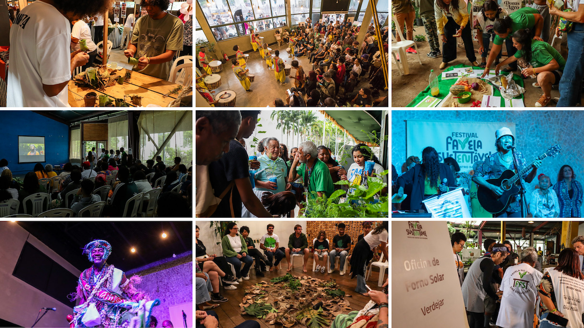 Imagens do 1° Festival Favela Sustentável em 2024. Imagens do 1° Festival Favela Sustentável em 2024.