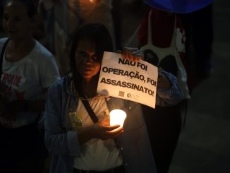 A bárbarie da megaoperação do dia 28 repercutiu no Brasil e no mundo, mobilizando manifestações contra o terrorismo de Estado em cidades como São Paulo e Brasília. Foto: Valter Campanato/Agência Brasil