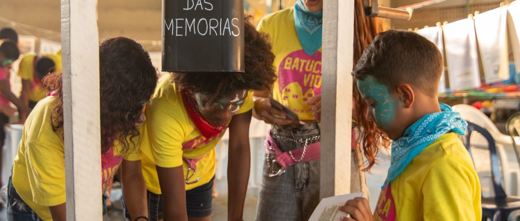 No Vidigal, a Exposição Memória Climática das Favelas ocorreu no mesmo dia em que esta favela celebrou 85 anos de existência. Foto: Bárbara Dias