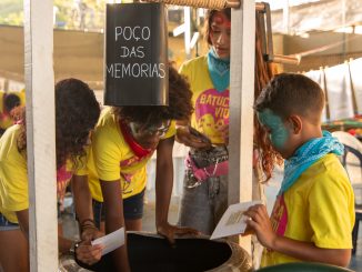 No Vidigal, a Exposição Memória Climática das Favelas ocorreu no mesmo dia em que esta favela celebrou 85 anos de existência. Foto: Bárbara Dias