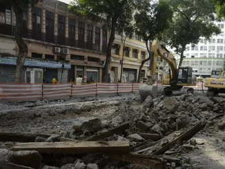 Africanos mortos nos tumbeiros ou ao chegarem eram enterrados em frente à Igreja de Santa Rita, no Centro. Obras do VLT redescobriram o cemitério e milhares de restos mortais. Foto: Tomaz Silva/Agência Brasil