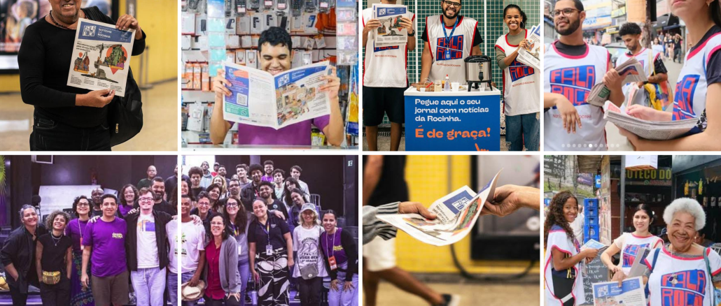 Em mais de uma década de história, o Fala Roça já ministrou diversos cursos de formação jornalística e, até hoje, não abre mão de sua versão impressa, o que já se tornou parte de sua identidade. Foto: Reprodução Instagram