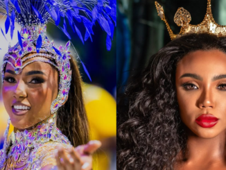 Rainhas da Favela, Mayara Lima, do Paraíso do Tuiuti, e Evelyn Bastos, da Estação Primeira de Mangueira, ambas crias de favela e das comunidades de suas escolas de samba desde criança. Foto: Montagem RioOnWatch