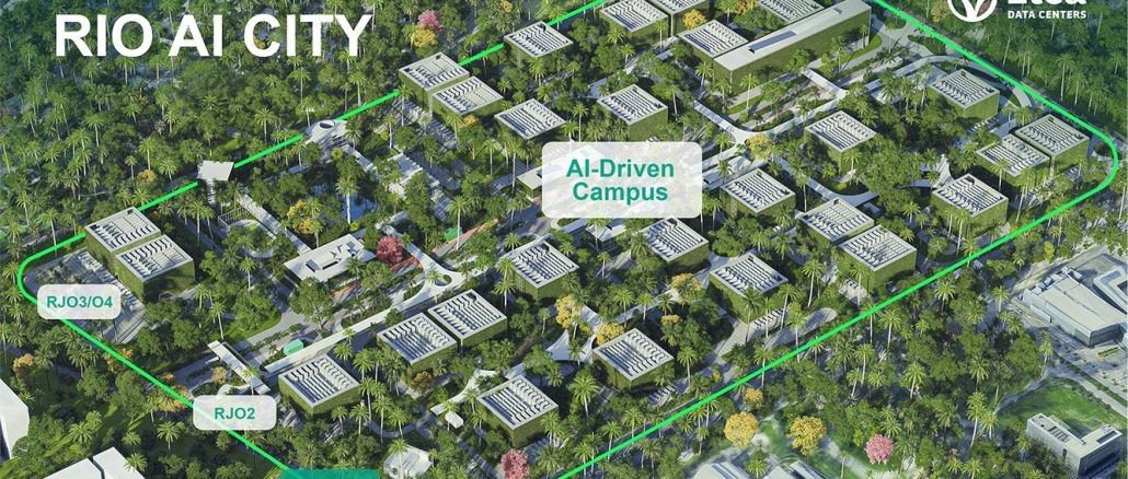 Projeto Rio AI City, da empresa Elea Data Centers. Foto: Elea Data Centers