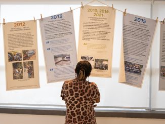 A exposição Memória Climática das Favelas chega ao Museu de Favela no Pavão-Pavãozinho e Cantagalo. Foto: Bárbara Dias