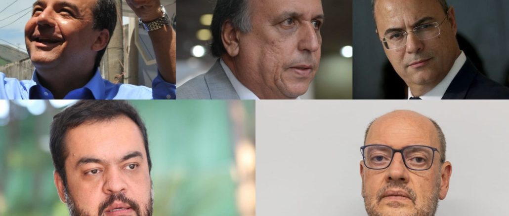 De 2007 a 2026, os governadores do estado do Rio de Janeiro foram Sérgio Cabral, Luiz Fernando Pezão, Wilson Witzel, Cláudio Castro e Ricardo Couto.